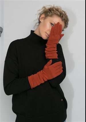 Перчатки БЕЗУПРЕЧНАЯ Терракот