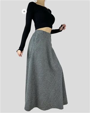 Юбка макси очень теплая 56/58