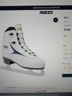 Фигурные коньки Roces