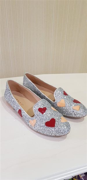 лоферы серебро