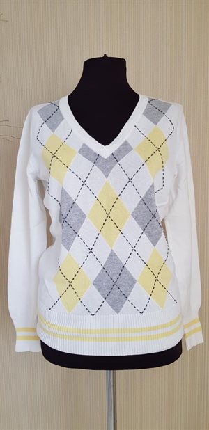 хлопковый джемпер р.44 - 800=