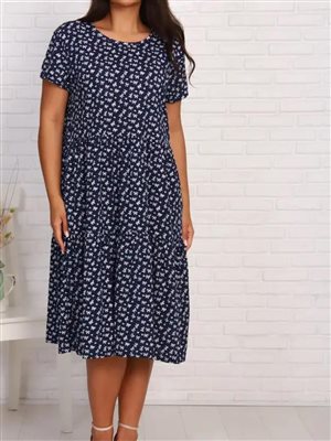 Платье трикотажное 60