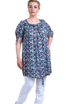 Блузка туника хлопок летняя 58