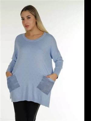 Туника KAZEE 58/60 нарядная с кристаллами Турция