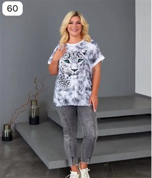 Футболка со стразами 60 