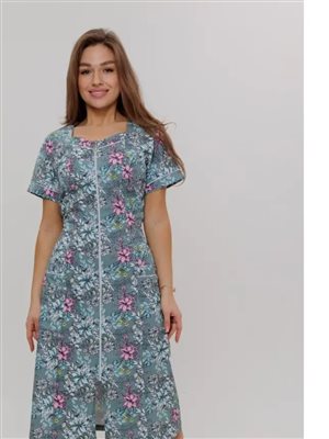 Халат на молнии хлопок р.58