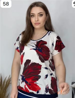 Блузка вискоза 58