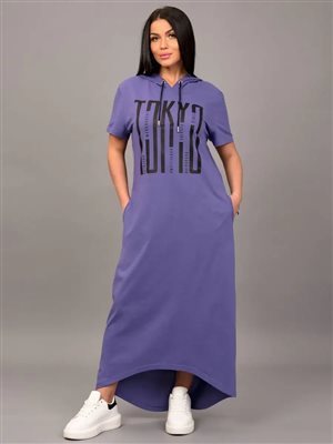 Платье с капюшеном 58