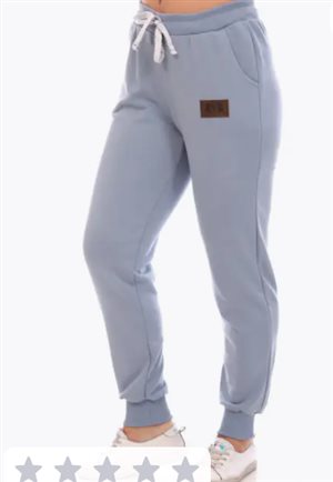 Брюки осенние серо-голубые р.56