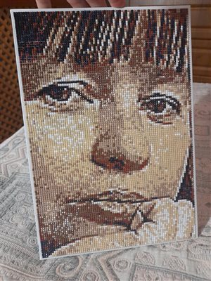 Автопортрет мозаика