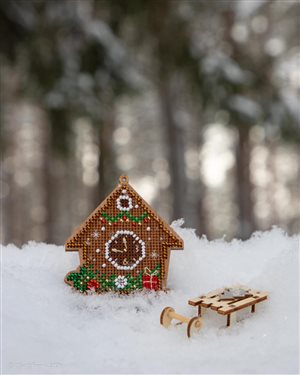 Новогодние часы (или домик)