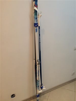 лыжи с палками, 1000р