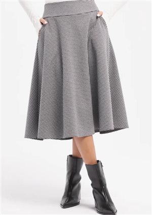 юбка теплая миди