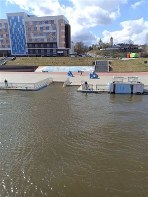 Половодье в Нижнекамске, Кама